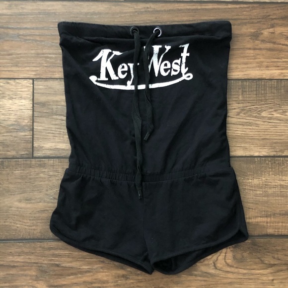 ambiance apparel Key West black romper - Picture 2 of 5